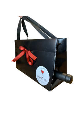 Sacola porta vinho de 1 garrafa
