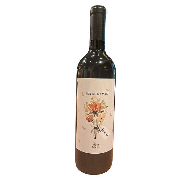 Vinho Personalizado Dia das Mães O Presente Perfeito para Sua Rainha 🍷🌸
