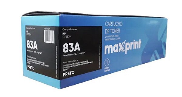 Cartucho de Toner compativel/Alternativo para HP 83a Cf283a Maxprint 5613270 Para M127fn M127 M127fw M125a M125n
