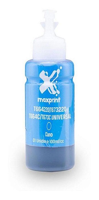 Tinta Epson 664 | T673220 (100ml) Ciano Maxprint