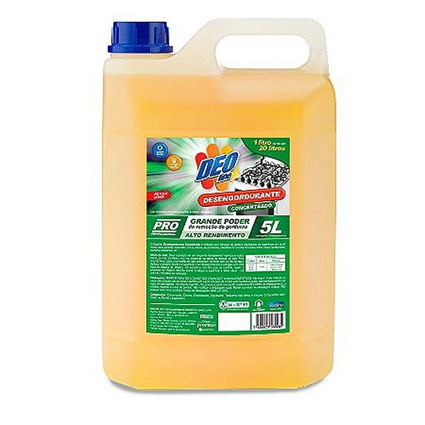 DESENGORDURANTE CONCENTRADO DEO LINE 5 L - REF.:160010-5