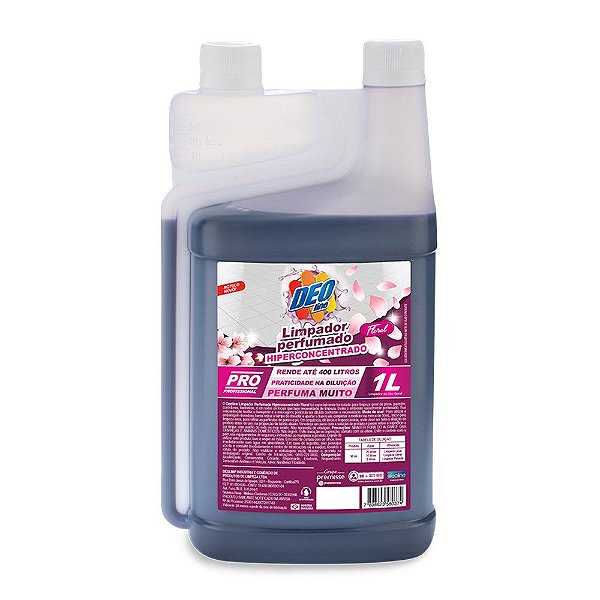 LIMPADOR HIPER CONCENTRADO 1:400 - FLORAL  1L REF.:160048-1