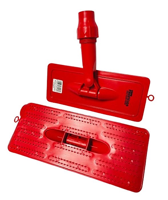 SUPORTE LT VERMELHO C/GARRA 22X9CM TWIST REF.:36