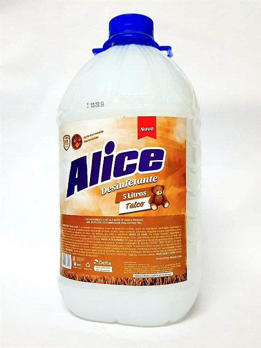 DESINFETANTE TALCO 5L ALICE REF.:10128