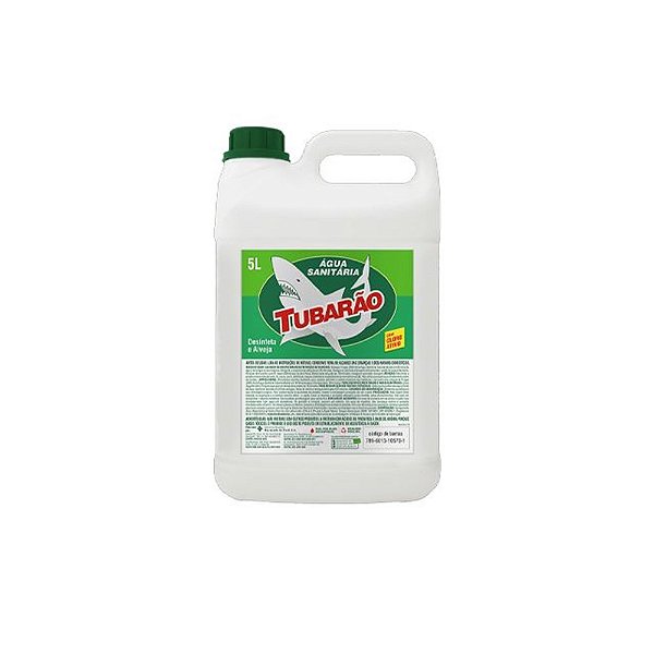 AGUA SANITARIA 5L TUBARAO REF.:45139