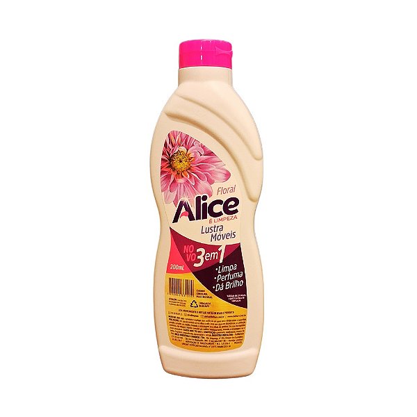 LUSTRA MOVEIS FLORAL 200ML ALICE REF.:21860