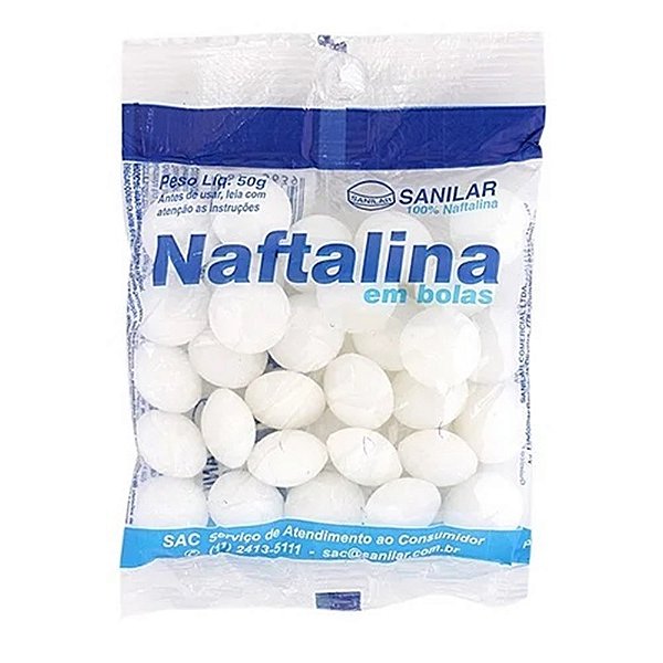 NAFTALINA EM BOLAS 50G REF.:57415