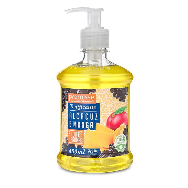 SABONETE PREMISSE ALCAÇUZ E MANGA 450 ML C/ PUMP