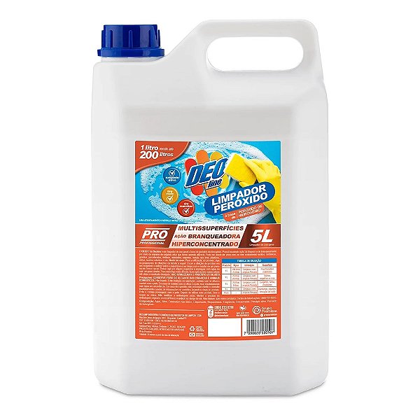 LIMPADOR PEROXIDO DEOLINE 5L REF.:160133-5