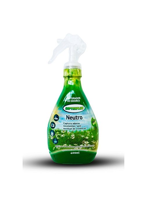 CAPTURADOR DE ODORES NEUTRO 400 ML CAPTERPLUS REF.:7891503070682