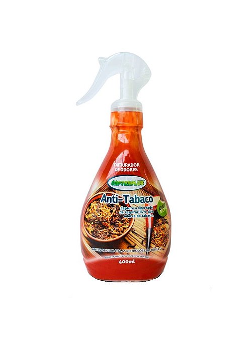 CAPTURADOR DE ODORES ANTI TABACO 400ML CAPTERPLUS REF.:7891503070620