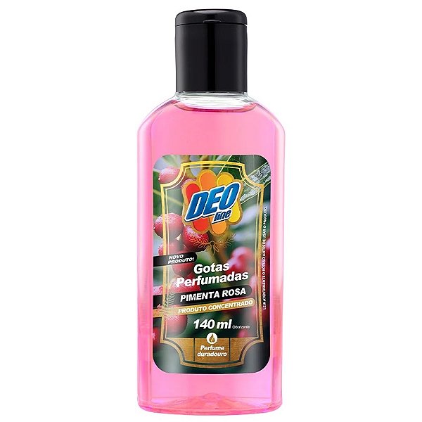 GOTAS PERFUMADAS PIMENTA ROSA DEO LINE 140ML REF.:160135-140