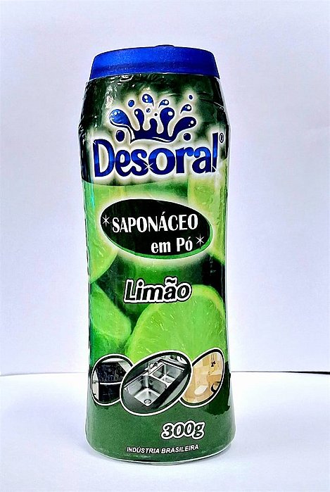 SAPONACEO EM PO 300GR. LIMAO - DESORAL REF.:1147