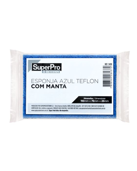 ESPONJA AZUL TEFLON SUPER PRO REF. 9418