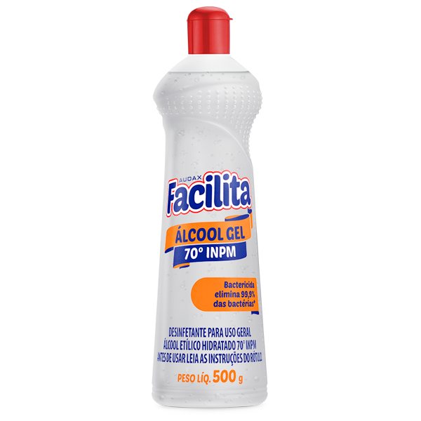 ALCOOL GEL 70º FACILITA 500G REF:.109154