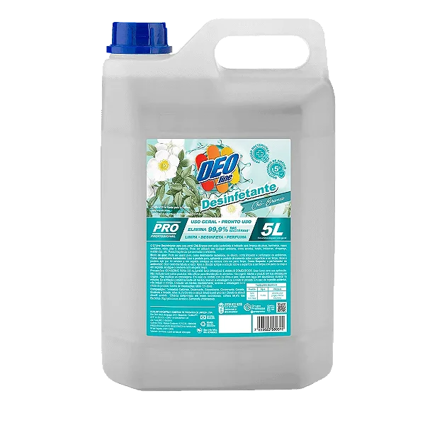 DESINFETANTE 1:20 - CHÁ BRANCO DEO LINE 5L - REF.:160136-5