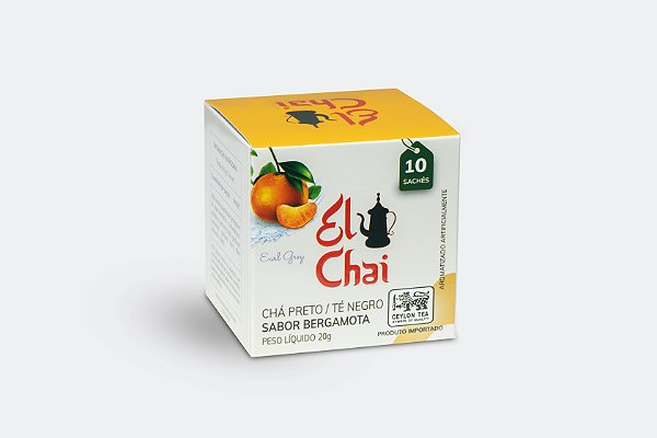 Chá preto sabor Bergamota