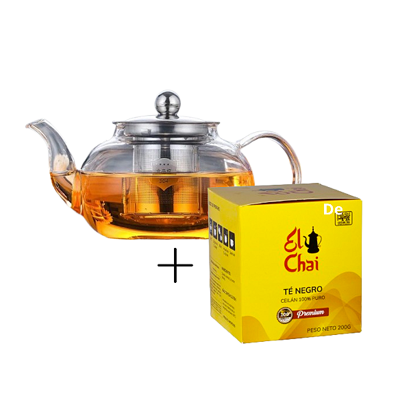 Bule infusor + Chá preto a granel