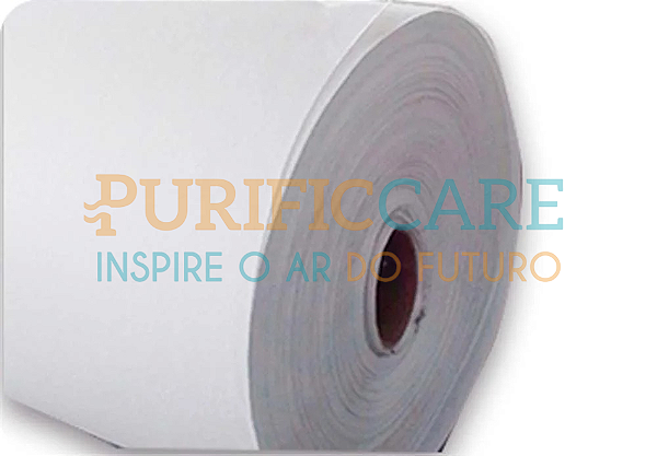 Manta filtrante de ar em fibra sintética