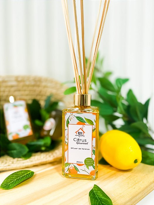 Citrus Gourmet Difusor de Varetas  para cozinha 250 ml