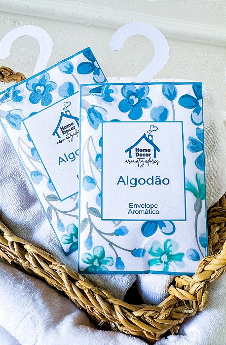 kit 6 sachês Aromáticos Algodão