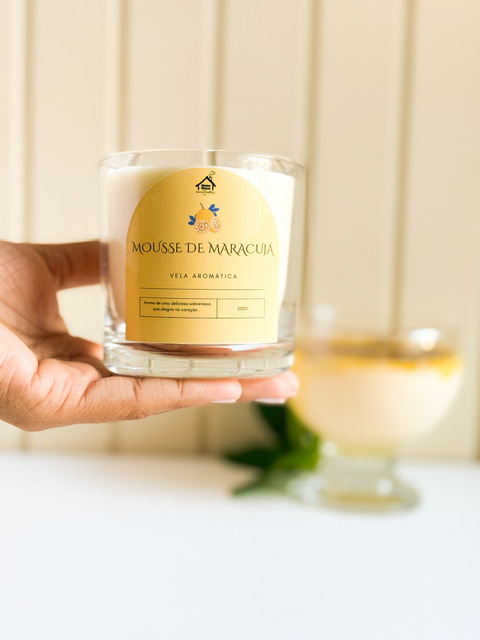 Vela Aromática Mousse de Maracujá 200g