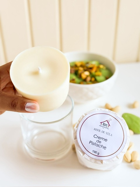 Kit 2 Refis De Vela - Creme de Pistache + Aroma à Sua Escolha.