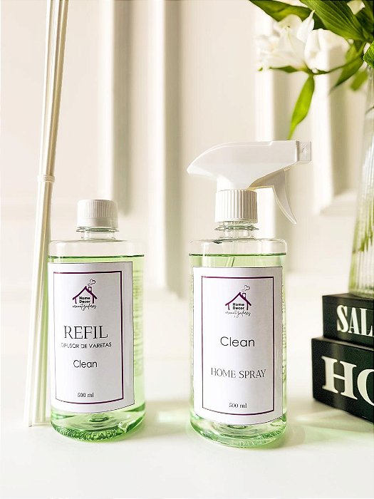 Kit Refil + Home Spray Clean 500ml