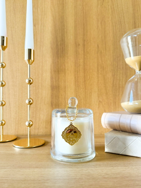 Vela Luxo Cúpula Chá Branco Home 190g