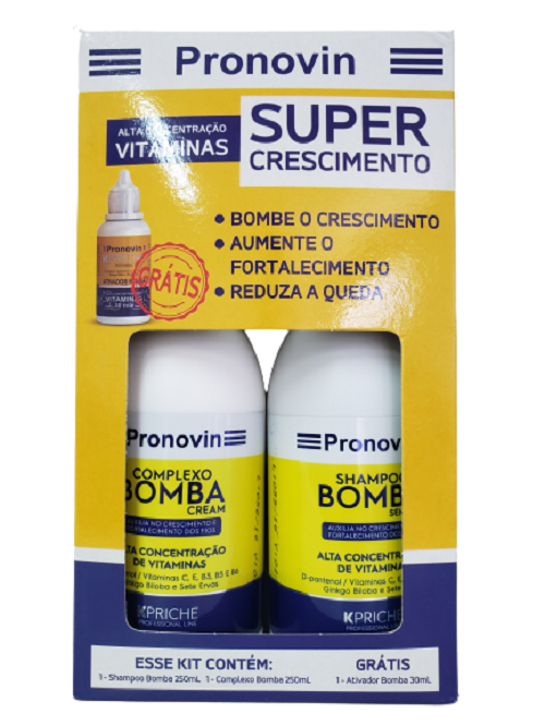 PRONOVIN KIT VITAMÍNICO 250ML SUPER CRESCIMENTO KPRICHE