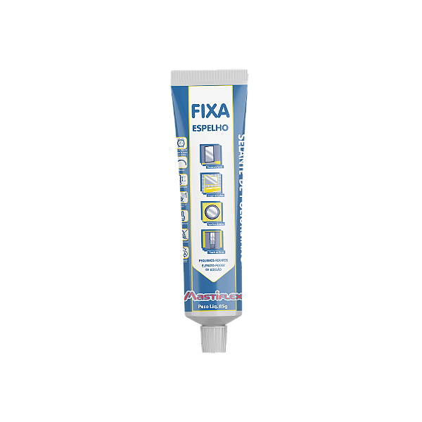 Cola Fixa Espelho Mastiflex bisnaga 85g
