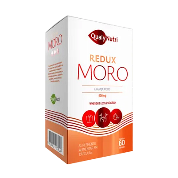 Redux Moro 500mg com 60 Cápsulas QualyNutri – Suplemento com Extrato de Laranja Moro