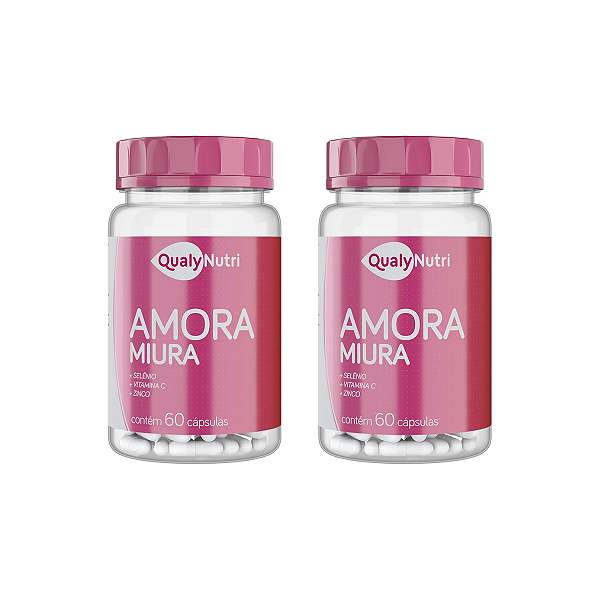 kit 2 Amora Miura 500mg 60 Cápsulas - Qualynutri