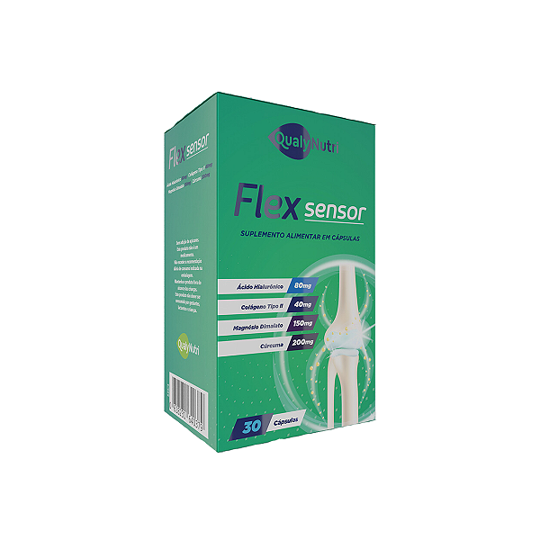 Flex Sensor Colágeno Tipo II com Ácido Hialurônico 30 Cáps