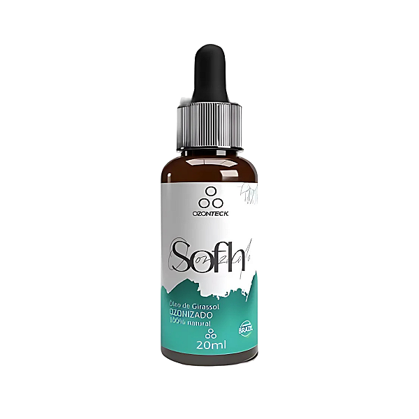 Óleo de Girassol Ozonizado 20ml 100% Natural Ozonteck