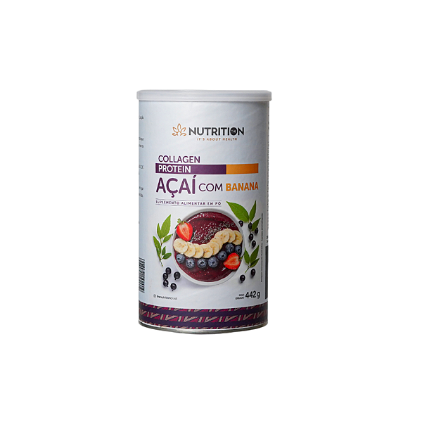 Colágeno Proteico Açaí com Banana 442g | Nutrição e Sabor