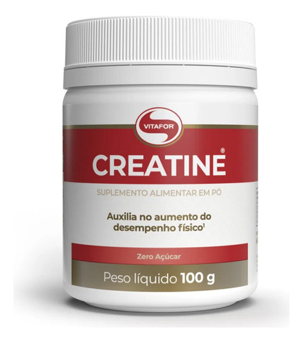 Creatina Monohidratada Pura 100g Vitafor – Suplemento para Alta Performance