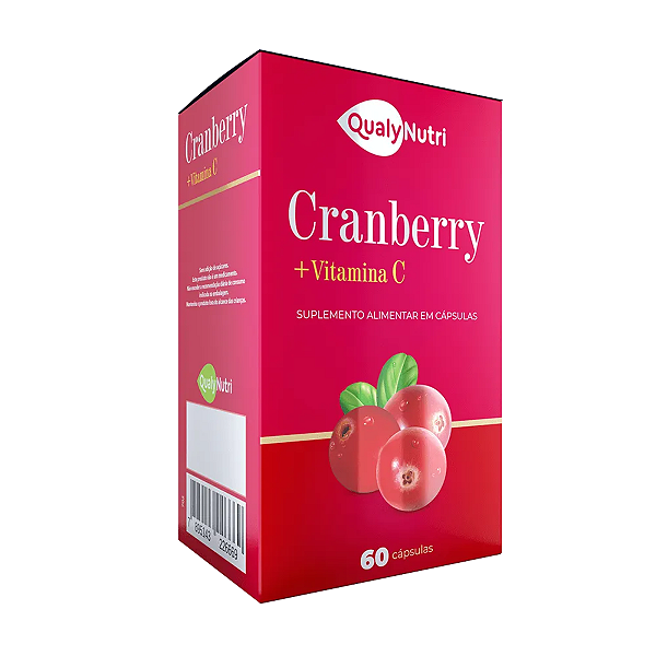 Cranberry 500mg 60 Cápsulas QualyNutri – Suplemento Natural em Cápsulas