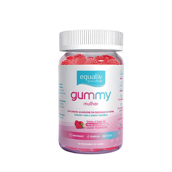 Equaliv Gummy Mulher 60 Unidades – Vitaminas e Minerais em Gomas para o Bem-Estar Feminino