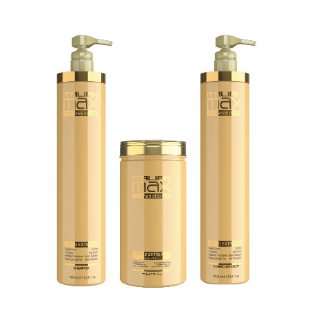 Italian Max Gold Extreme - Kit Shampoo + Máscara + Condicionador - Linha Profissional