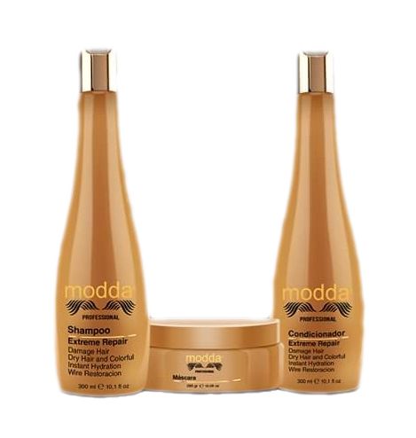 Modda Extreme Repair - Kit Shampoo + Máscara + Condicionador - Home Care