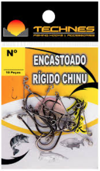 Anzol Technes Encastoado Rigido Chinu - 10un