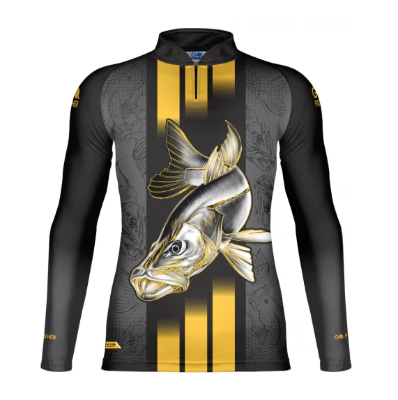 Camiseta De Pesca Go Fisher Action UV Robalo - GF 06