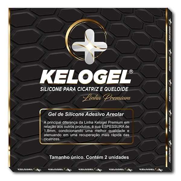 Fita de Silicone Areolar 8CMX8CMX1.8MM Premium - Kelogel  - D288P