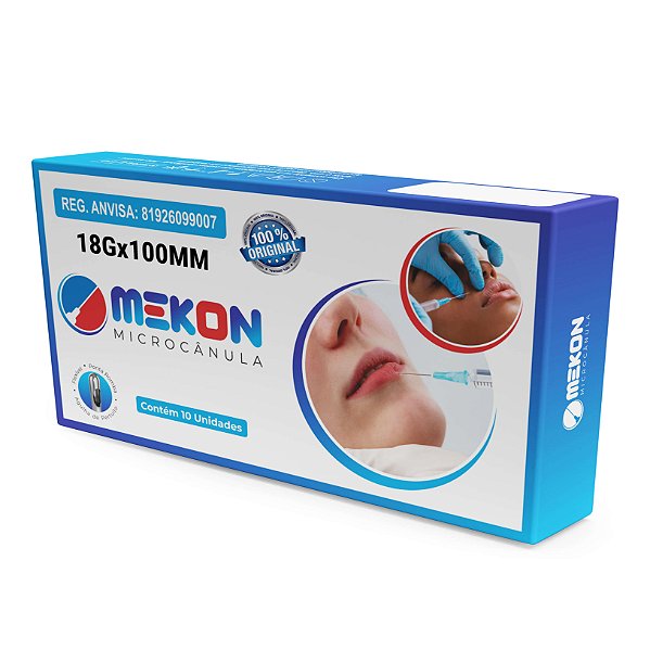 Microcânula Preenchimento Facial 30GX25MM- Mekon - DMK30