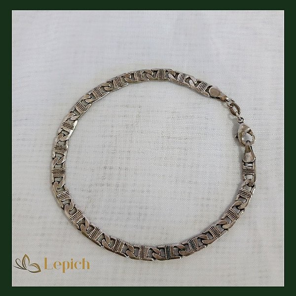Pulseira unissex En Prata de Bali