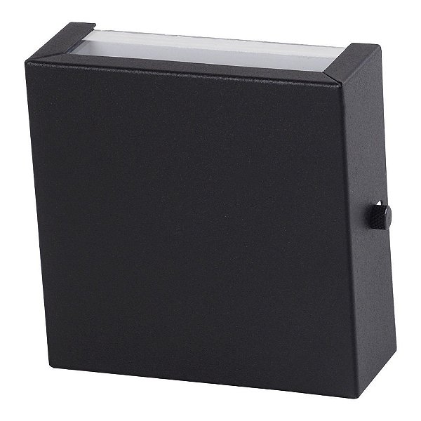 Arandela Slim Aluminio Parede 1 Luz G9 Bivolt Lumini Lab - Preto Microtextura