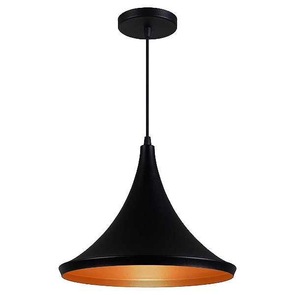 Pendente Tom Dixon Miami Aluminio Teto Cabo 1 metro 1 Luz E27 Bivolt Lumini Lab