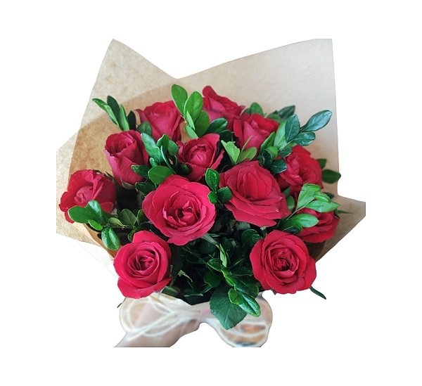 Buquê de Rosas Vermelhas - Modelo Jasmim