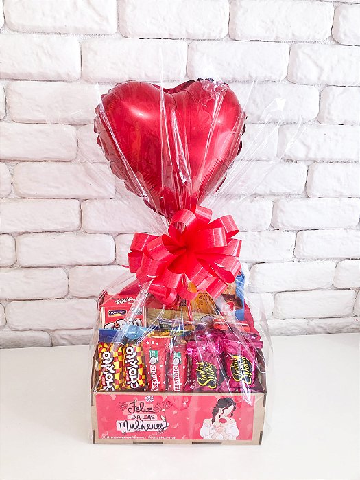 Cesta Paixão Feminina Edição especial Dia Da Mulher.